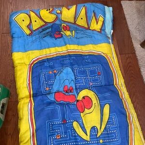 Vintage Pac Man sleeping bag